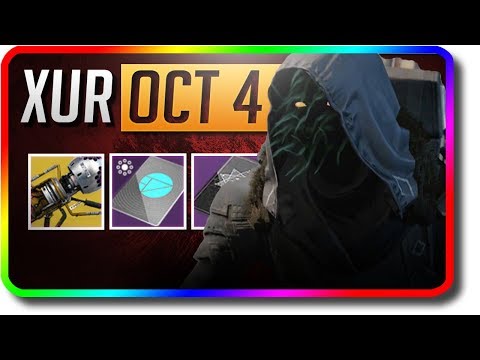 Destiny 2 Shadowkeep - Xur Location, Exotic Armor "Wardcliff Coil" (10/4/2019 October 4) Video