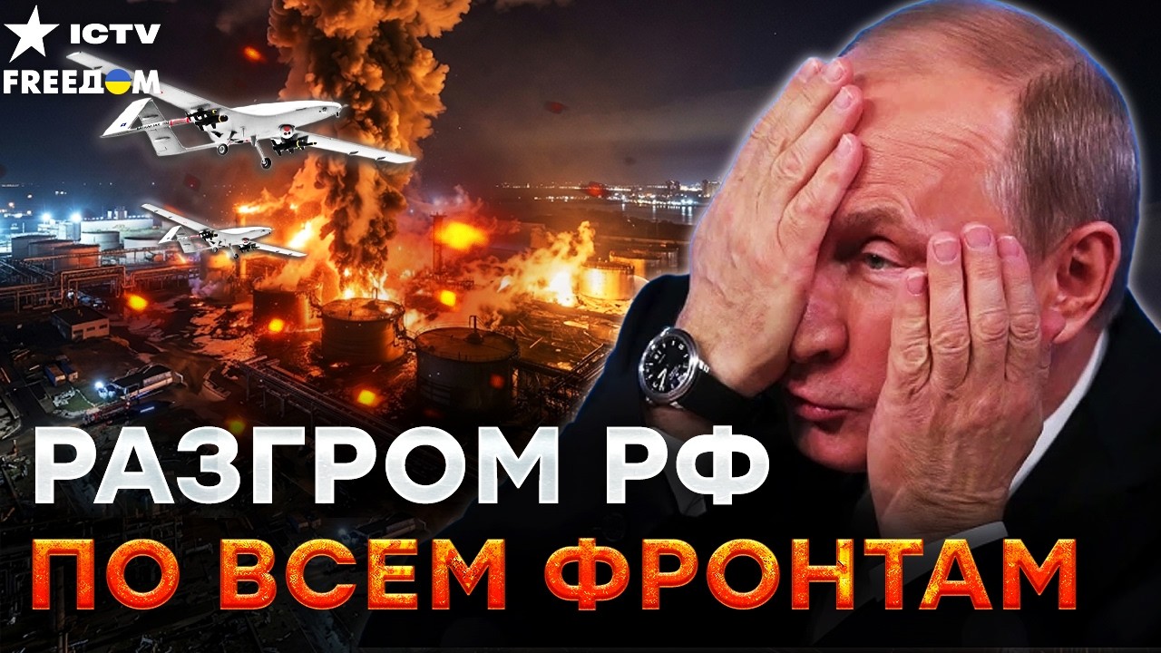 🔥СРОЧНО! ВСУ ДОСТАЛИ АЖ ТУДА! ПВО Россию не СПАСЛО! ВСЯ НЕФТЯНКА в РФ БУДЕТ Р?