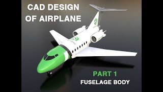 Design of Airplane with Onshape (Part 1/2) | CAD Design