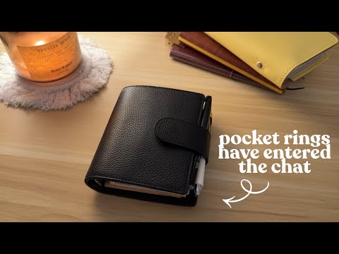 Cozy Desk Chat// Updated Personal Filofax Flip through AND Pocket Rings!
