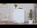 Credenza Bianca 60x30x75 cm in Legno Multistrato - Foto miniatura 1