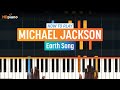 How To Play Earth Song By Michael Jackson HDpiano Part 1 Piano Tutorial