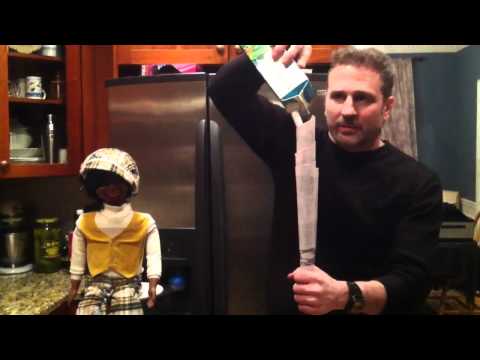 Magic trick vanishing milk