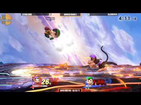 WBB #85  BlazingPasta (Ness) vs ExpandDong (Diddy Kong) - Winners Round 2 - Smash 4 Singles