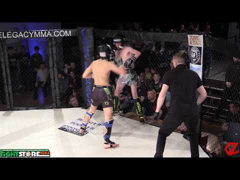 Erik Luko (Full Power) V's Stephen McPeake (Coleman)  Junior Featherweight K-1 Title - 3x2min
