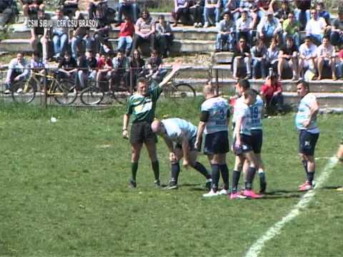 MECI RUGBY CSM SIBIU  -  CFR CSU BRASOV 20 APRILIE 2013