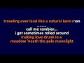 Michael Hurley - Just a Bum - Karaoke Instrumental Lyrics - ObsKure