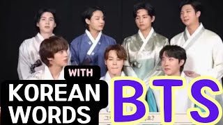 Download lagu Learn Korean WORDS with BTS- 2023 Happy Seollal Greetings mp3