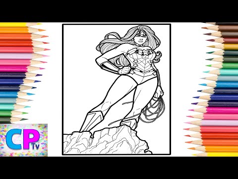 Wonder Woman Coloring Pages/Marvel Avengers Coloring/Jim Yosef & Anna Yvette - Linked [NCS Release]