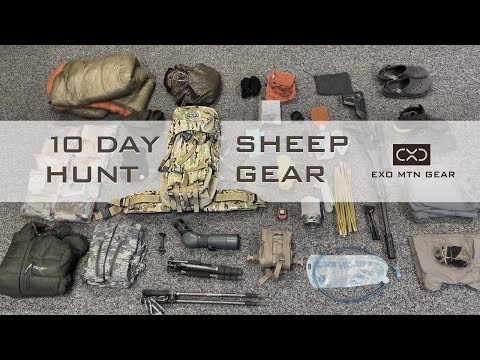10-Day Backpack Sheep Hunting Gear List — What's In My Pack? by Steve Speck