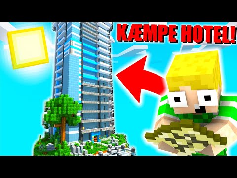 Bygger Et Kæmpe HOTEL I Bedwars!!