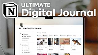 The BEST Digital Journal Notion Template? | Tutorial & Notion Template Tour