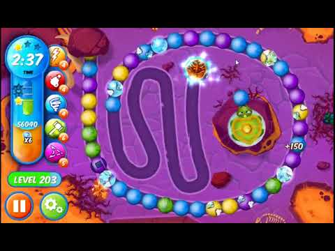 Marble Woka Woka Level 203 - NO BOOSTERS 🐢 | SKILLGAMING ✔️