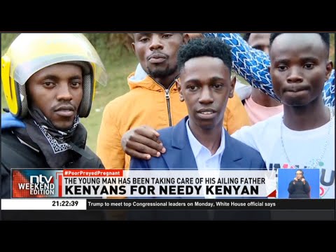 Hundreds of Kenyan TikTokers donate food and supplies to support Vincent Kaluma's ailing father