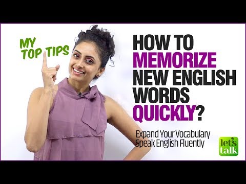 英語のスピーキングを向上させる - 英単語を早く覚えるには？英語を早く学ぶためのヒント (Improve English Speaking - How To Memorise English Vocabulary Quickly? Tips To Learn English Faster)