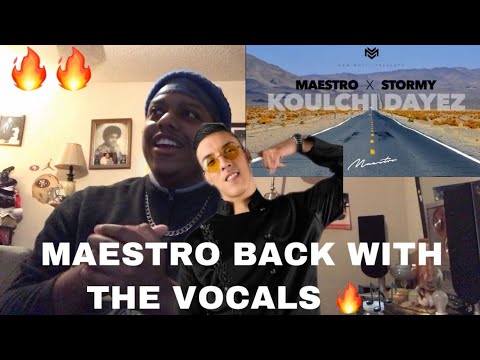 (Moroccan Rap) MAESTRO - Koulchi Dayez ft. Stormy (EXCLUSIVE Video Lyrics) REACTION !