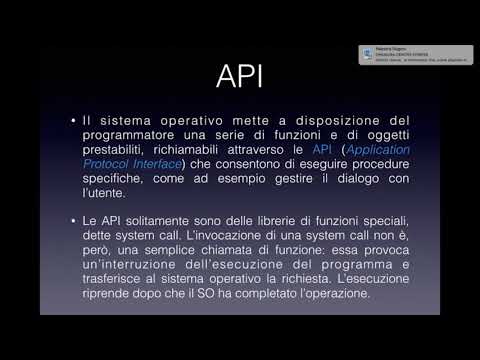 Sistemi Operativi Parte 1: Struttura e API
