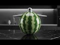 Realistic Glass Watermelon Visuals Satisfying Relaxing