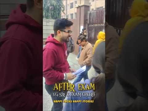 Exam Centre se LIVE 😯 VG Sir 🔥 Before and After Tax Exam Reaction 😶‍🌫️📈🔥 #vgstudyhub
