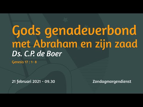 Doopdienst  HC Zondag 27 - Ds. C.P. de Boer
