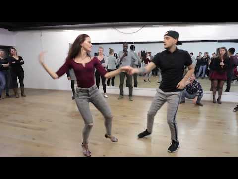 Brazilian zouk - Sab & Gab - Demo à Bachamia dec 18