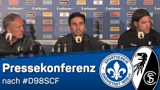 Darmstadt 98 | Pressekonferenz nach dem Heimspiel gegen SC Freiburg