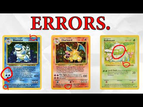 1999 Base Set Was FULL Of Mistakes