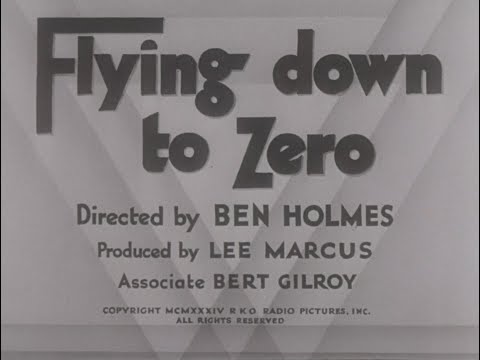 Flying Down To Zero (1935)