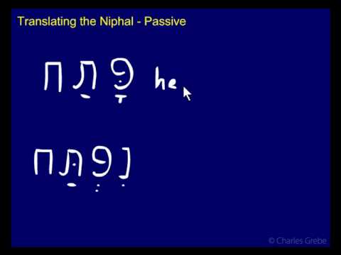26.05   Translating the Niphal – Passive