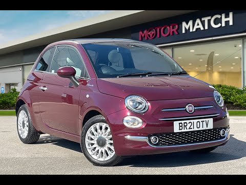 Approved Used Fiat 500 Dolcevita Mild Hybrid in Red - BR21OTV - Motor Match Crewe