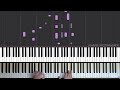 Moondog - High On A Rocky Ledge Synthesia Piano Cover