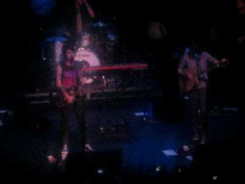 sara will be changing live on stage.