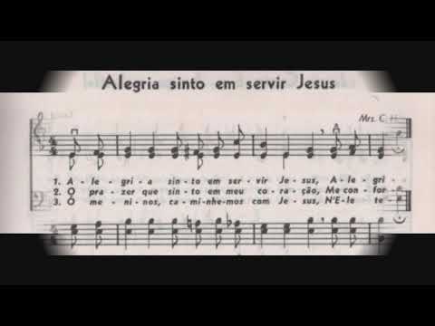 Hinário 4 CCB - Hino 420 - Alegria sinto em servir Jesus - Strings - Teclado Yamaha PSR S670