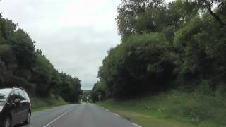 preview picture of video 'Driving Along Rue de Callac & Route de Guingamp, Carhaix-Plouguer, Finistère, France 26th June 2012'