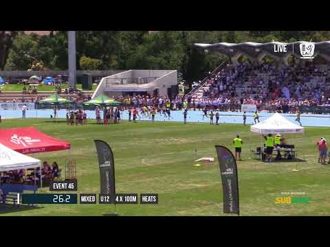 MIXED U12 4X100M HEAT 1 - 2017 SUBWAY STATE RELAY CHAMPIONSHIPS // LAVicTV