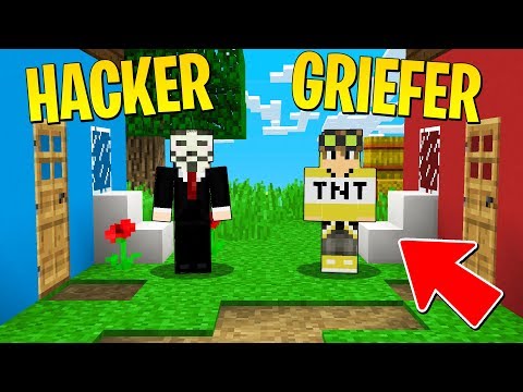 HACKER GRIEFFA GRIEFER! - CASA HACK vs CASA GRIEF - Minecraft ITA