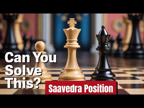 Saavedra - The Most Famous Chess Endgame Ever!?