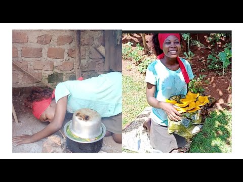 African village life/ cooking pumpkin in our Village. #Africa