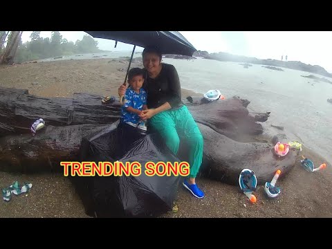 BARISH ME VIGTE HUYE MAA AND BATI# MAJA AA GEYI # ANDAMAN SEA BEACH # MASTI TIME