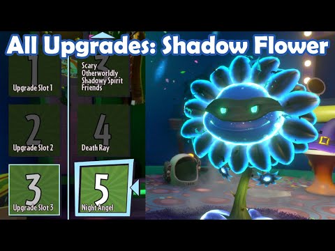 All Upgrades: Shadow Flower - Loads of Variants PvZ Gw2 Mod
