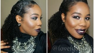 Natural Hair | Sleek and Chic Bohemian Hair Style- lovelyanneka