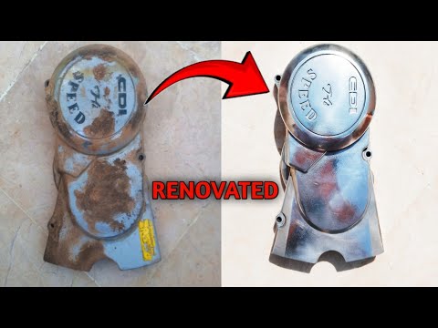 Restoration Of A Engine Side Housing|Aluminum Polishing|