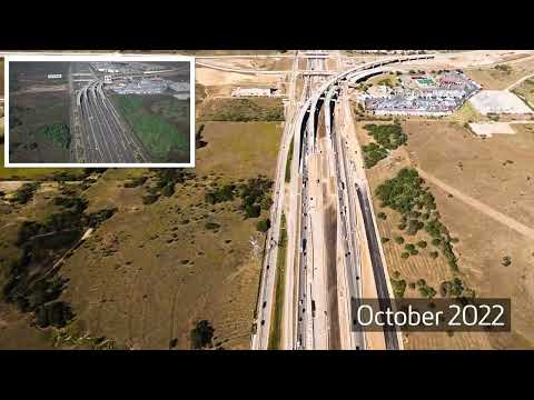 North Tarrant Express 35W Progress Update October 2022