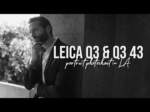 LEICA Q3 43 PORTRAIT PHOTOSHOOT | Portrait with Brian Regal in Downtown Los Angeles
