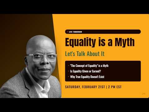 ZANU Project Rethink LIVE - The Concept of Equality Is a Myth