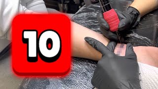 10 VERBLEIBENDE oder TATTOO stechen😱😫