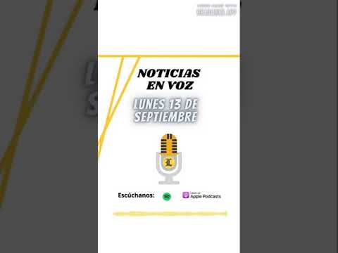 RESUMEN NOTICIAS: lunes 13 de septiembre de 2021