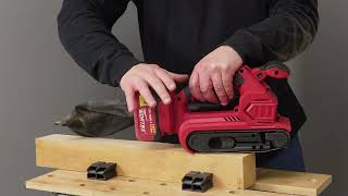 Cordless belt sander WORTEX CSB 1875