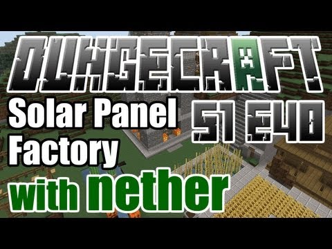 Tekkit: DungeCraft - BuildCraft Solar Panel Factory (1 of 3) - S1 E40