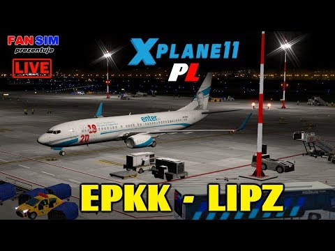 X-PLANE 11 PL  KRAKÓW - VENEZIA  BOEING 737-800 NG